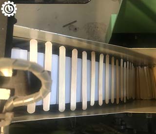 wooden ice cream stick bundling machine to Brazil