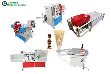 Wooden BBQ Stick Making Machines