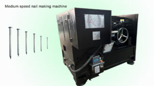 Automatic high speed iron wire nail making machine